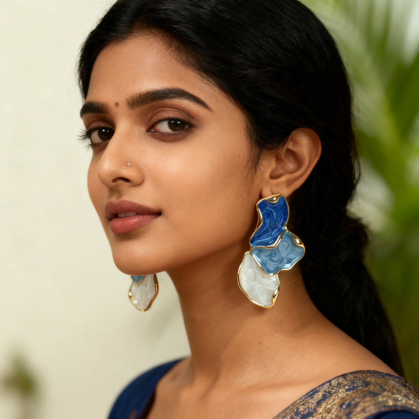 Multi-Petal Statement Earrings – Modern Chic Jewelry