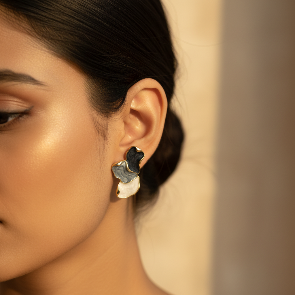 Multi-Petal Statement Earrings – Modern Chic Jewelry