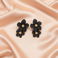 Vibrant Pink Flower Stud Earrings – Bold & Elegant Jewelry
