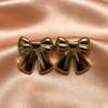 Gold Coquette Bow Stud Earrings | BME