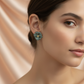 White Flower Stud Earrings – Elegant Feminine Jewelry