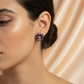 White Flower Stud Earrings – Elegant Feminine Jewelry