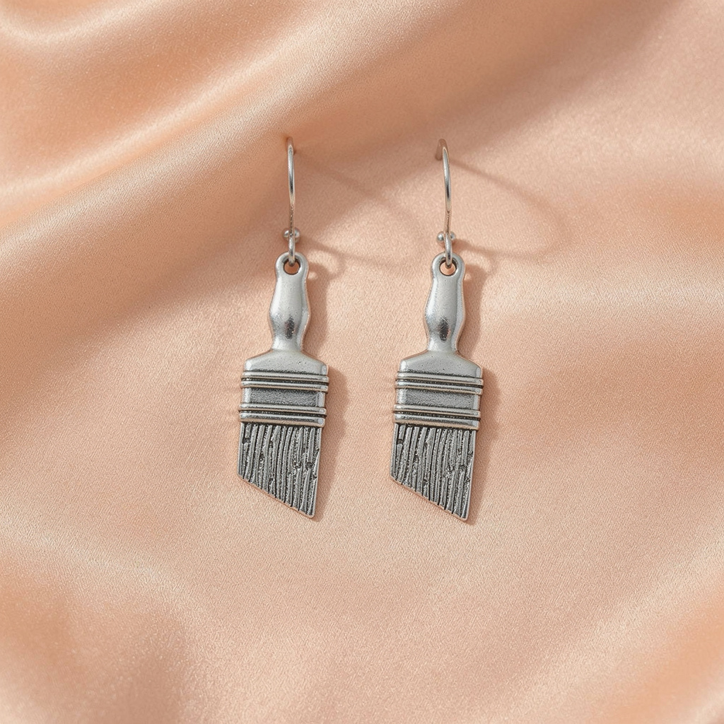 Paint Brush Drop Earrings – Statement Jewellery