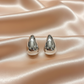 Statement Dual Teardrop Earrings – Bold Glossy Jewelry