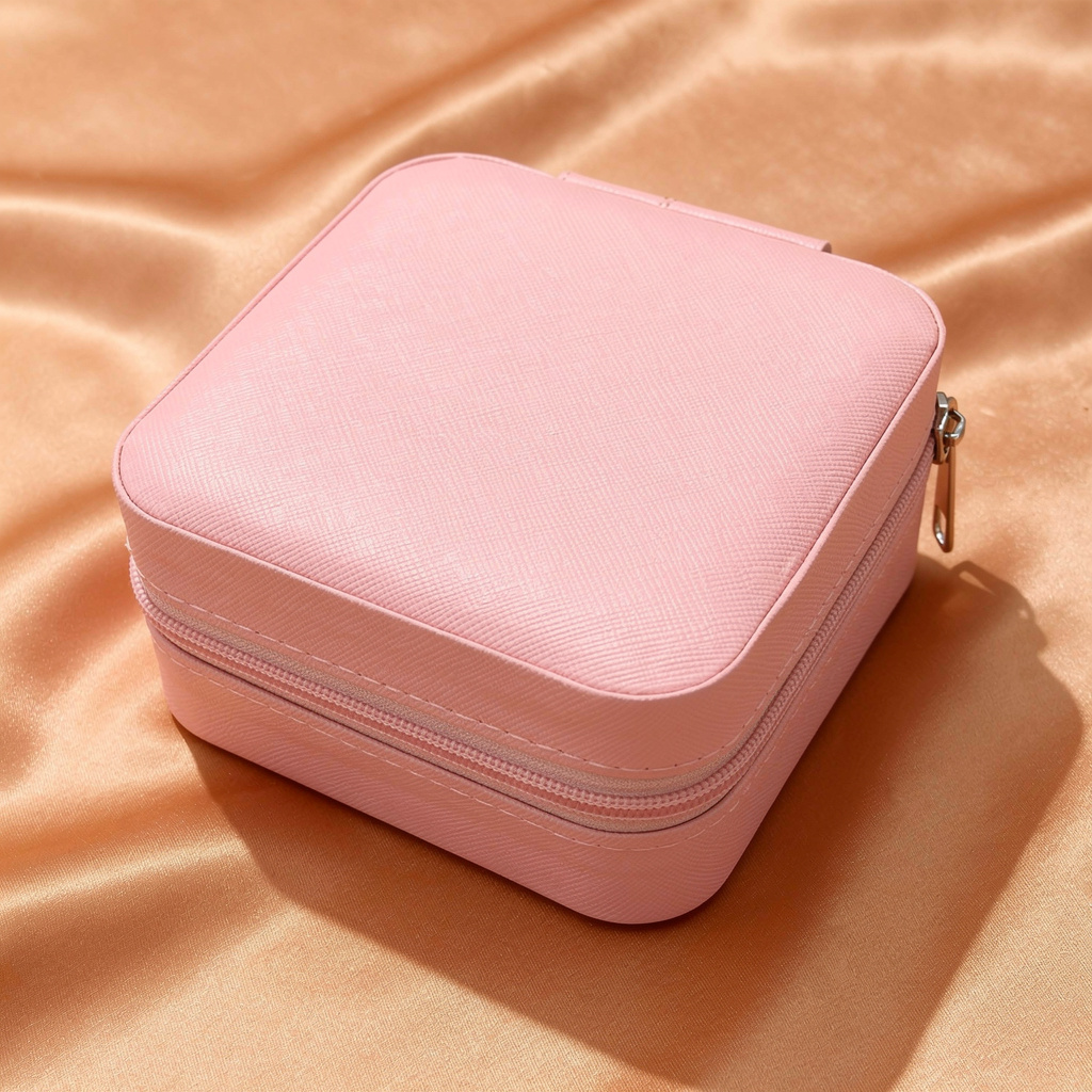 Premium Travel Jewelry Organizer Box – Compact Storage Case with Compartments