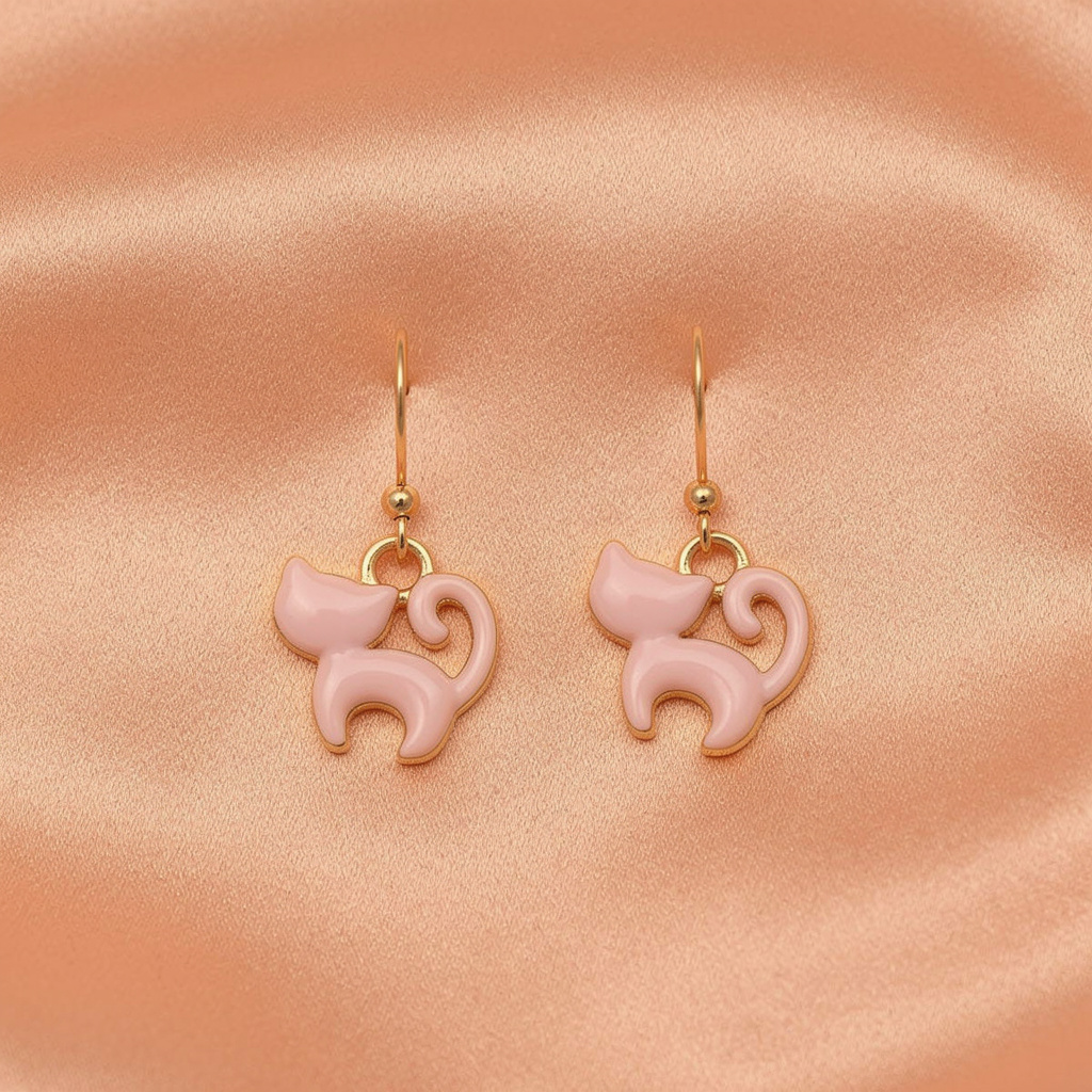 Cat Earrings - Kids Statement Earrings