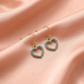 Heart Earrings for Kids (Gold Hook)
