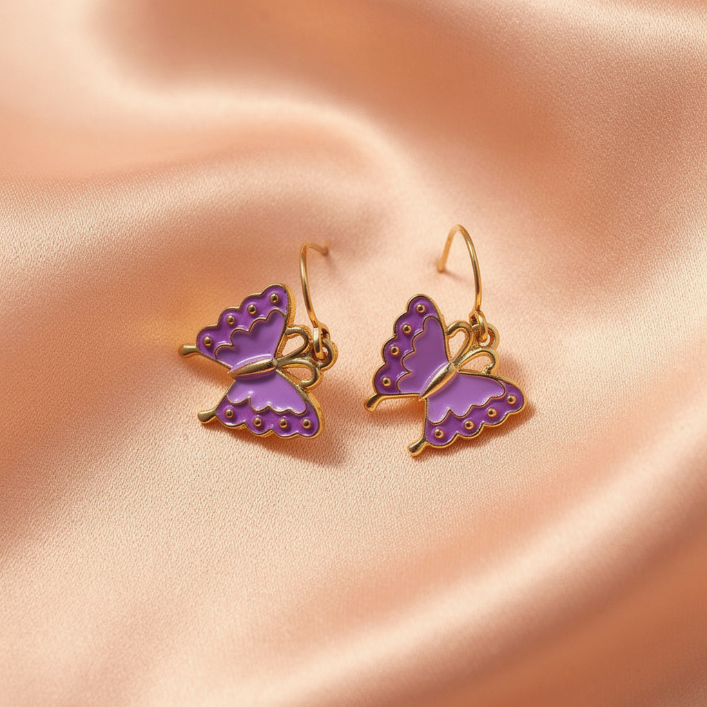 Butterfly Earrings – Cute Design for Kids