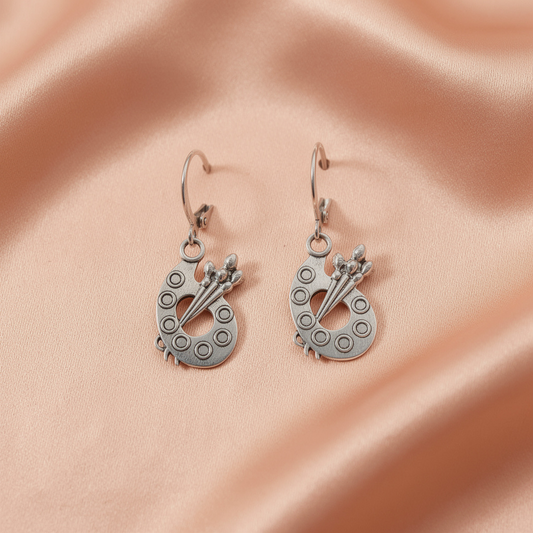 Drop Earrings (paint brush)– quirky design