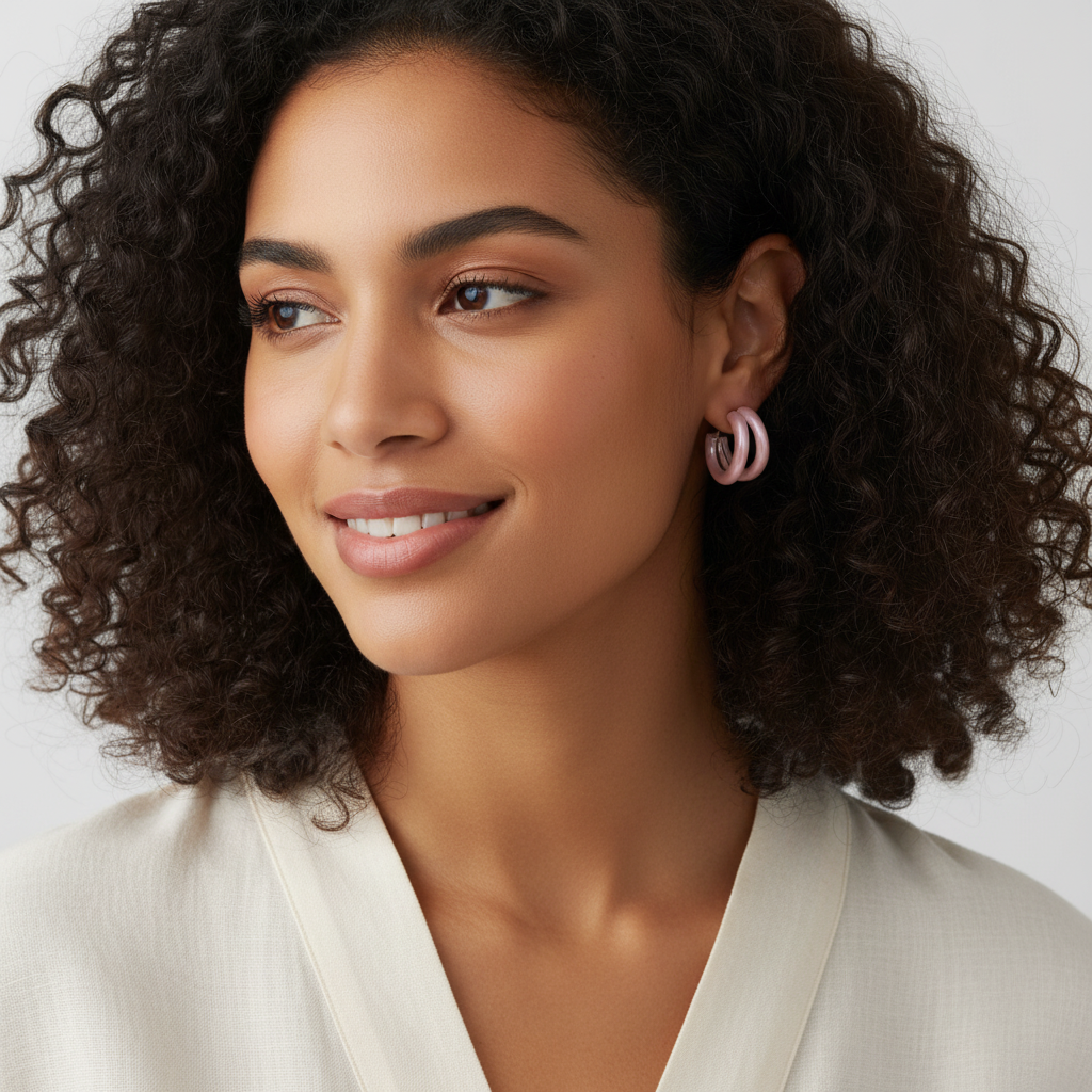 Twisted Hoop Earrings – Trendy Statement Style