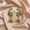 Royal Peacock Multi-Color Jhumka Earrings | BME
