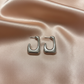 Minimal Gold Square Hoop Earrings – Sleek Statement Jewelry