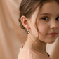 Heart Earrings for Kids (Gold Hook)