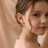 Heart Earrings for Kids (Gold Hook)