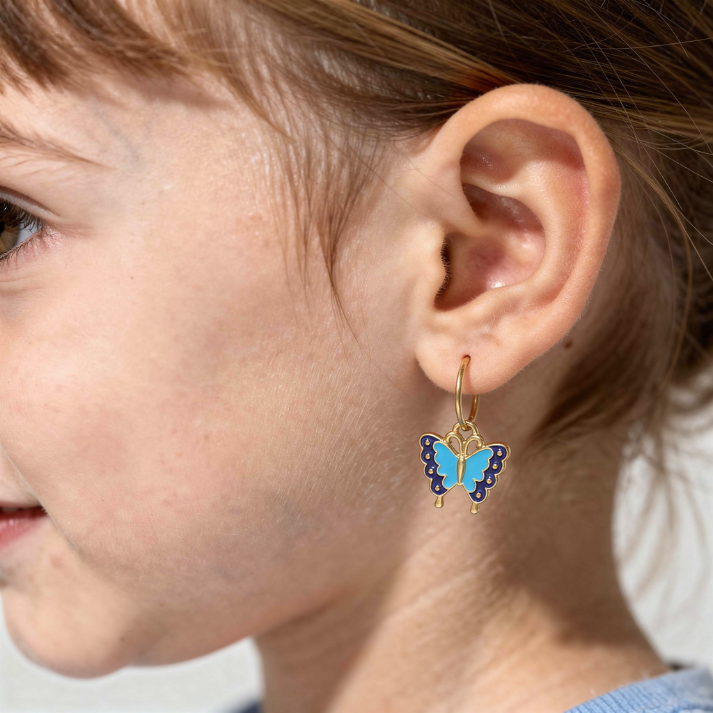 Butterfly Earrings – Cute Design for Kids