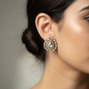 Classic Kundan Polki Stud Earrings