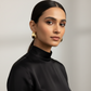 Elegant Gold-Tone Wide Hoop Earrings- Stainless Steel
