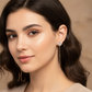 Crystal Chain Threader Earrings for Women – Elegant Long Drop Design- American Diamond