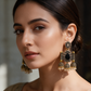 Multicolour Oxidised Jhumka Earrings