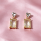 Champagne Crystal Drop Earrings