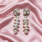 Pearl Floral Drop Earrings