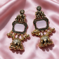Multicolour Elephant Jhumka Earrings