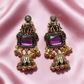 Multicolour Elephant Jhumka Earrings