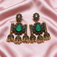 Multicolour Oxidised Jhumka Earrings