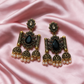 Multicolour Oxidised Jhumka Earrings
