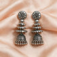 Antique Silver Layered Jhumka Earrings