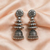 Antique Silver Layered Jhumka Earrings