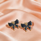 Black Butterfly Stainless Steel Earrings