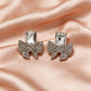 Crystal Bow Statement Earrings