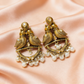 Bird Pearl Gold Bird Earrings