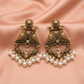 Bird Pearl Gold Bird Earrings