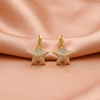 Star Gold-Tone Crystal Earrings
