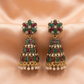 Multicolor Pearl Jhumka Earrings