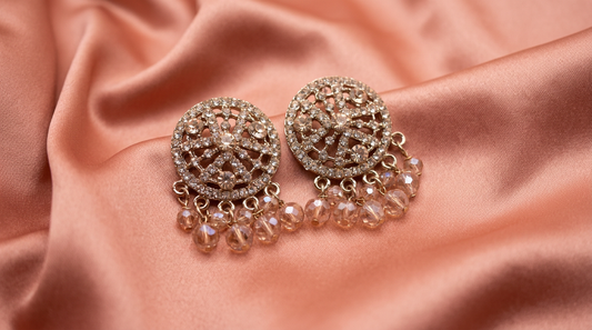 Crystal Stone Drop Earrings