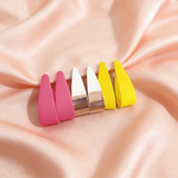 3 Set Colourful Hoop Earrings