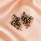 Radha Krishna Stud Antique Gold Earrings