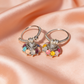 Multicolour Beaded Oxidised Silver Jhumka Earrings
