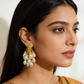 Elegant Butterfly Earrings Golden & Silver Finish