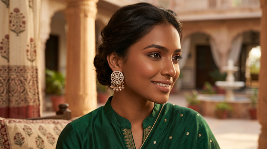 Crystal Stone Drop Earrings