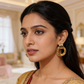 Ring Gold Hoop Earrings