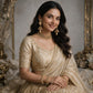 Antique Pearl Embellished Gold Jhumka Earrings