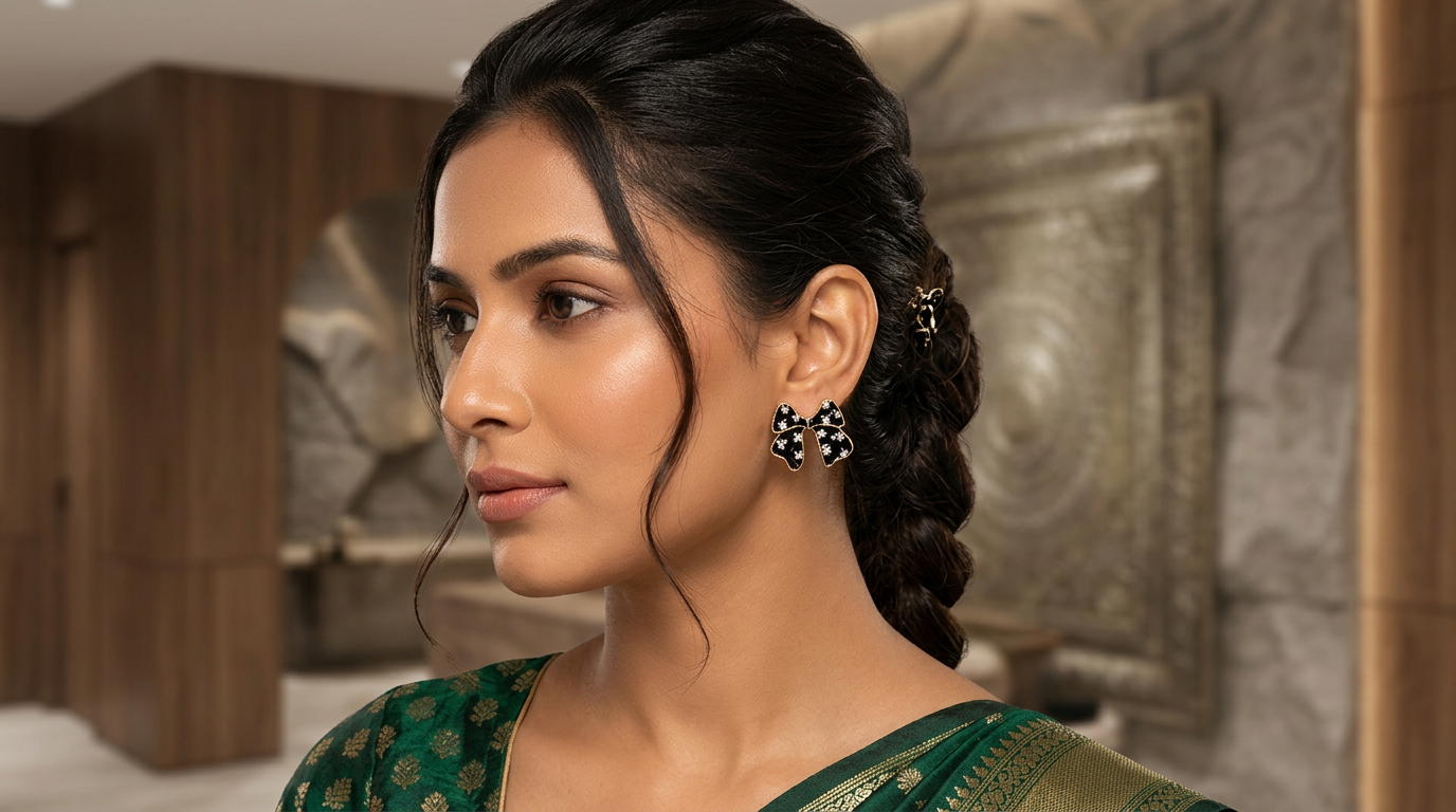 generate title and description for this earring