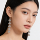 Oxidised Silver Ghungroo Cluster Drop Earrings