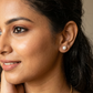 6-Pair Gold-Tone Stud & Drop Earrings Combo Set with Pearls and Crystal Stones